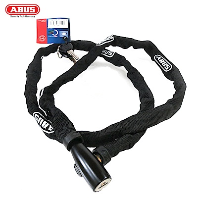 ABUS 德國防盜鎖 1500 web Key Chain 110cm單車鑰匙鎖-黑