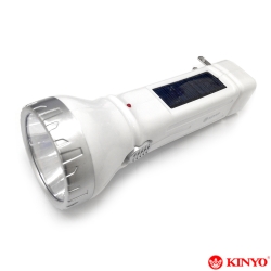 KINYO 太陽能AC雙模式供電手電筒(LED-303)