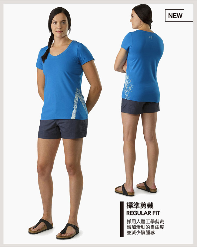 Arcteryx 24系列 女 有機棉 Regenerate 短袖T恤 榍石黃