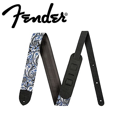 FENDER Paisley 牛仔布經典背帶 藍色款