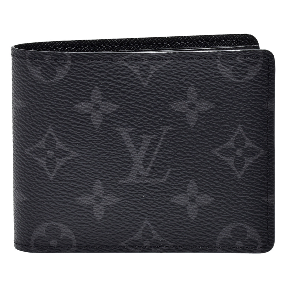 LV M62294經典Slender系列Monogram帆布印花對折短夾(8卡)