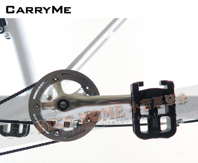 CarryMe CarryAll 8吋單速折疊三輪車 (珍珠白)