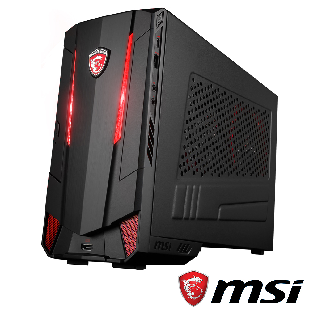 MSI微星 闇夜之刃MI3-046 電競電腦(i5-7400/GTX1050/128+1T/8G