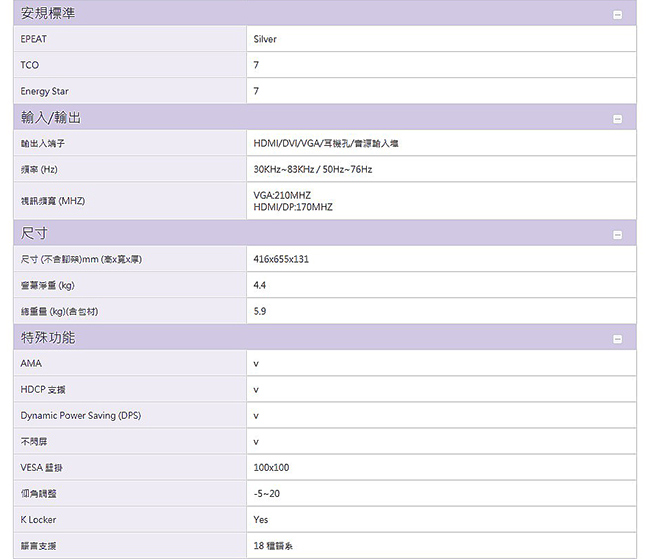 BenQ GL2580HM 25型 薄邊框護眼電腦螢幕