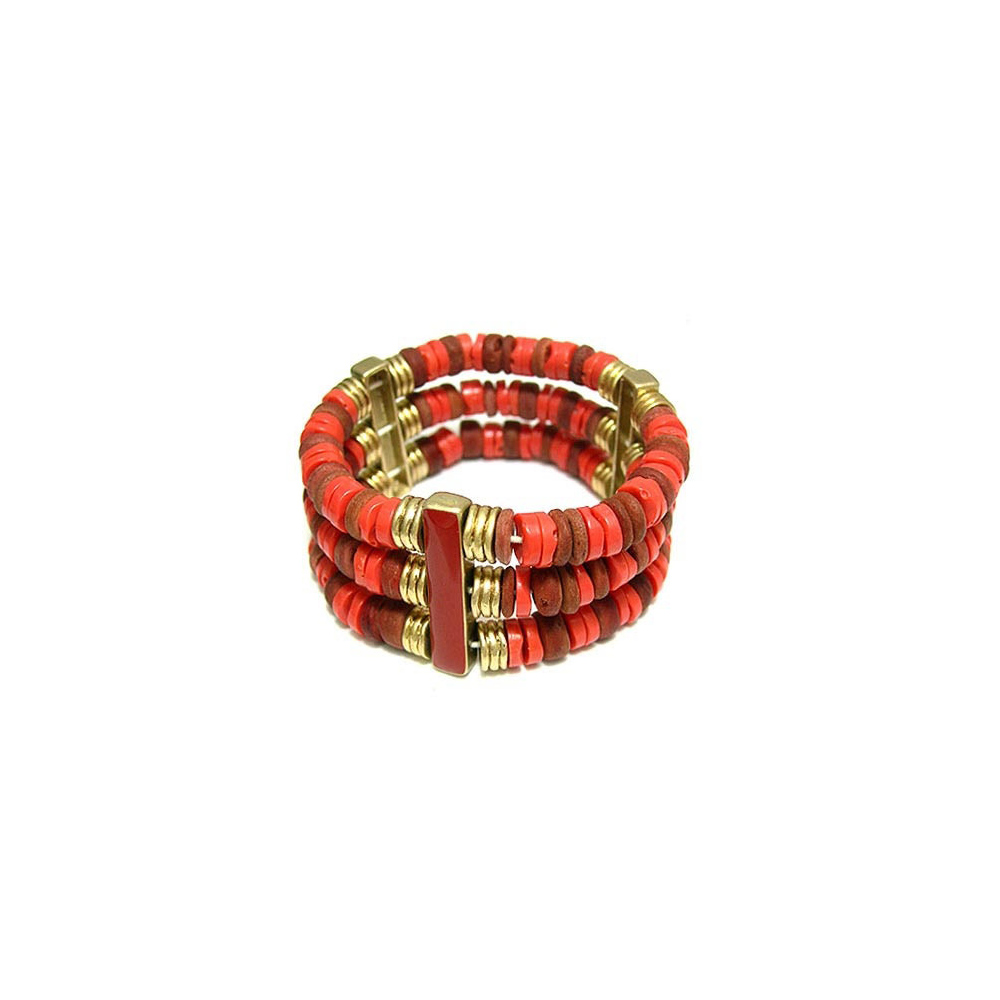 LIZ claiborne 維多利亞風情手環(紅色)