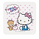 【收納皇后】Hello Kitty繽紛彩繪杯墊/皂盤-蜜蘋果 product thumbnail 1