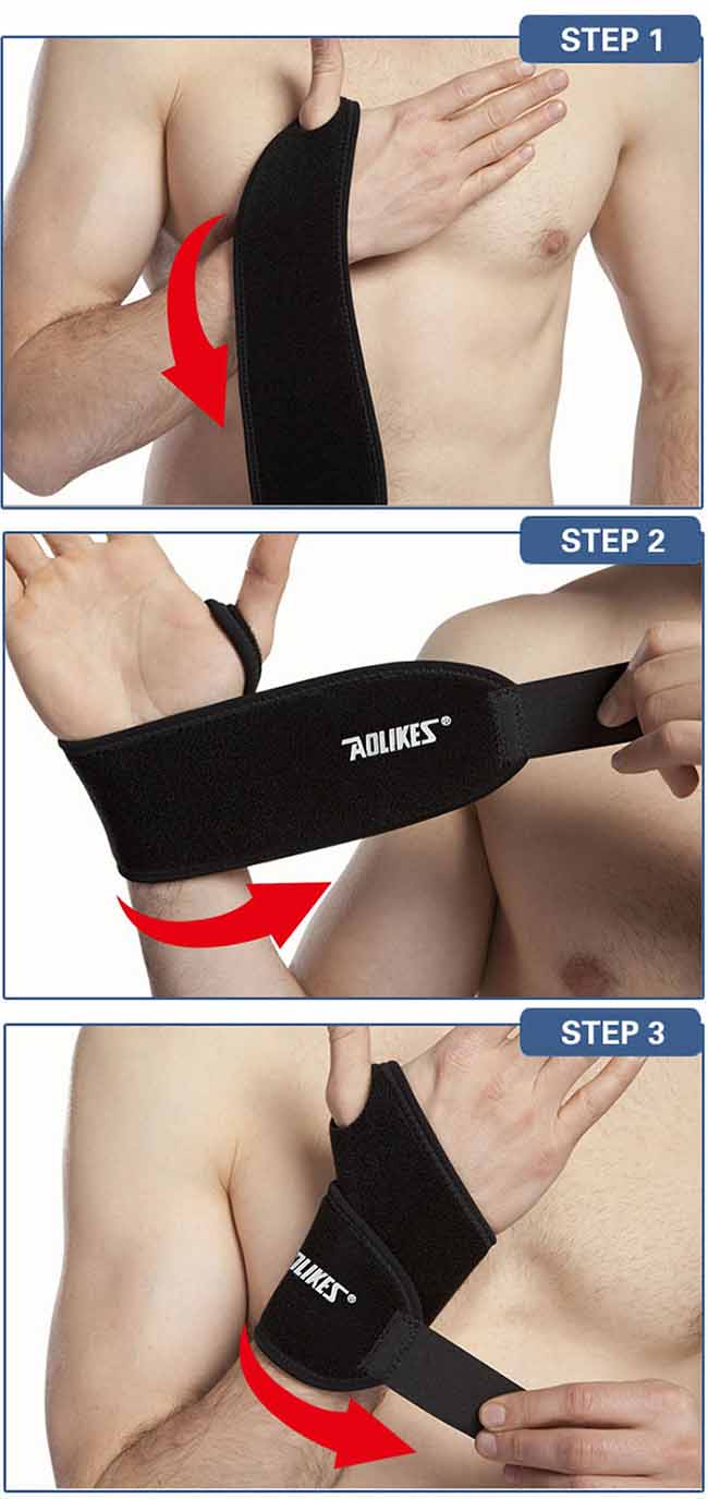 LOTUS 可調式保護帶 透氣腕關節保護帶