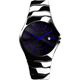 Relax Time 時尚藍寶石陶瓷腕錶-黑x藍時標/36mm product thumbnail 1