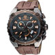 Timberland PONTOOK 重裝再現三眼計時腕錶-黑x咖啡/48.5mm product thumbnail 1