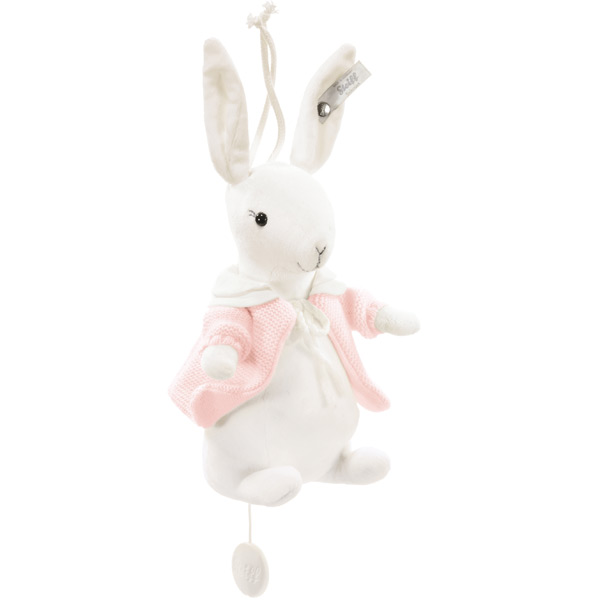 STEIFF泰迪熊 - 嬰幼兒音樂鈴 Rabbit 18cm (頂級精品)