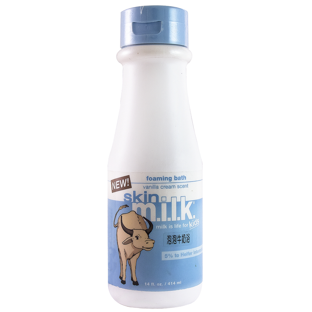 SkinMilk小水牛傑西 寶貝牛奶泡泡浴 414ml