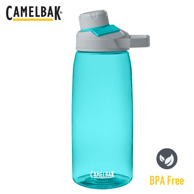 《CAMELBAK》戶外運動水瓶 玻璃藍 1000ml (CB1513402001)