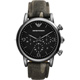 ARMANI Classic 軍式風格計時腕錶-黑x迷彩綠/41mm product thumbnail 1