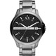 A│X Armani Exchange 雅痞時尚風格鋼帶腕錶-黑/46mm product thumbnail 1