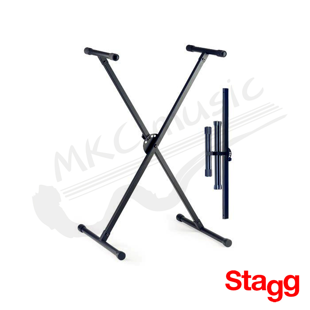 Stagg 比利時 可調整高度 X型鍵盤架(KXS-A35BK)