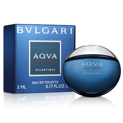 BVLGARI寶格麗 勁藍水能量男性淡香水小香5ml