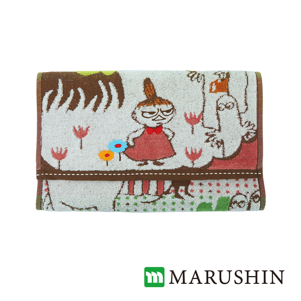 日本丸真 Moomin 嚕嚕米刺繡毛巾-家庭