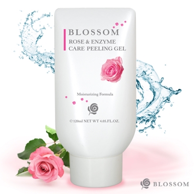 BLOSSOM 玫瑰植萃保濕修護酵素去角質凝膠 (120ML/瓶)