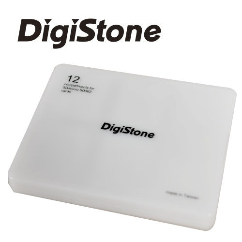 DigiStone 記憶卡多功能收納盒(12片裝)/靚白色 X1