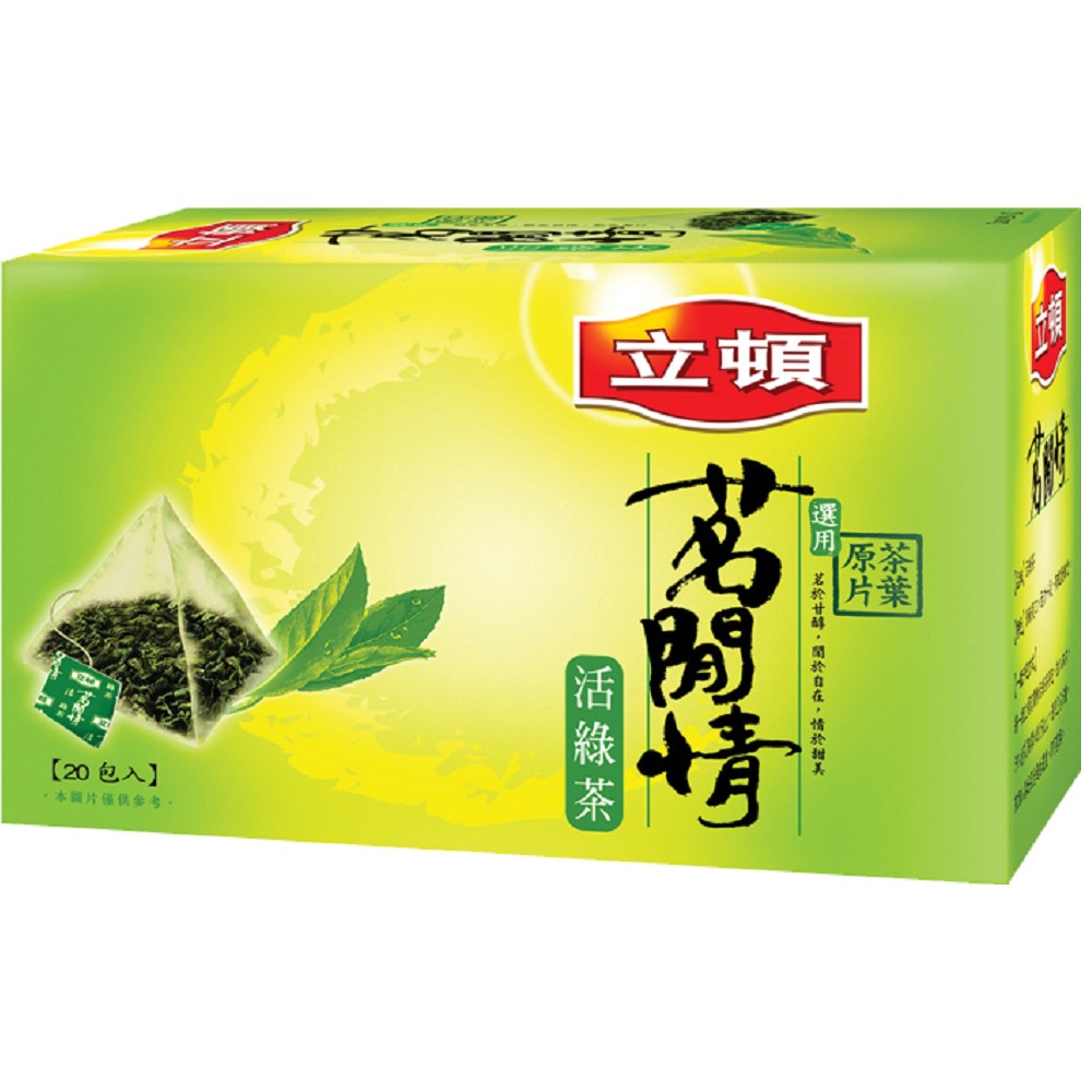 立頓 茗閒情-活綠茶(20入/盒)