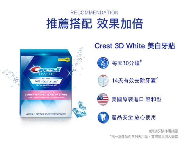 美國Crest 3DWhite專業鑽白牙膏116g(鑽亮炫白)