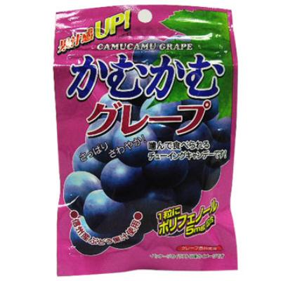 日本《Camu》糖-葡萄(35g/袋裝)