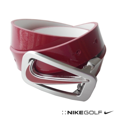 NIKE GOLF 女 牛皮漆面腰帶-3色616976