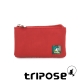 tripose 漫遊系列岩紋簡約微旅萬用零錢包 番茄紅 product thumbnail 1