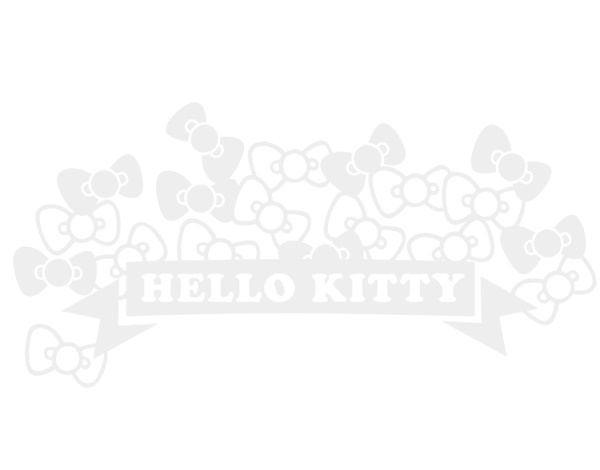 HELLO KITTY手寫印字袖口反摺合身T恤．2色-OB大尺碼
