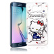 Hello Kitty Samsung Galaxy S6 Edge 透明軟式殼 公仔款 product thumbnail 1