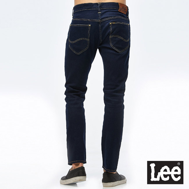 Lee 牛仔褲 709低腰合身小直筒牛仔褲- 男款-藍