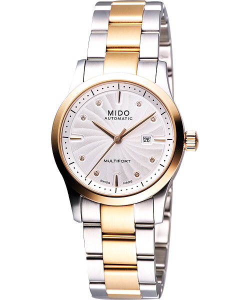 MIDO Multifort 系列優雅女仕機械錶-半金/32mm