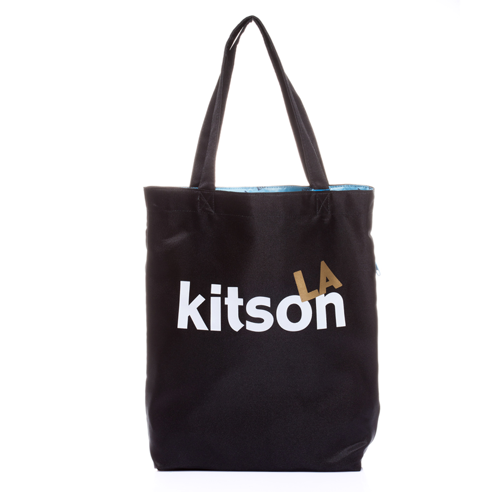 kitson L.A.-LOGO購物袋/托特包 黑