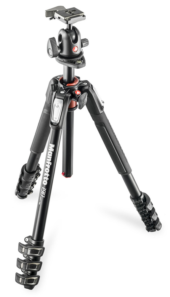 Manfrotto MK190XPRO4-BH 新190系列鋁合金四節腳架套組