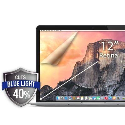 MacBook Retina 12吋抗藍光保護貼(美國Green Onions)
