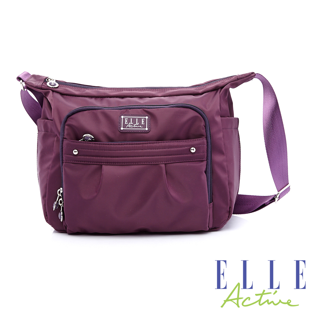 ELLE-優雅隨行系列-側背包(紫色)