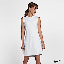 NIKE GOLF 女高爾夫運動連身洋裝裙 白 884937-100