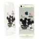 Disney iPhone 5/5S / SE 彩繪可愛透明手機殼-米奇米妮/棒棒糖 product thumbnail 2