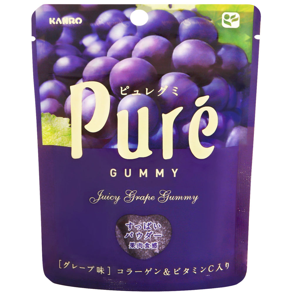 Kanro甘樂 Pure葡萄軟糖(56g)