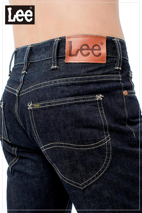 Lee牛仔褲 727 中腰標準直筒-男款(原藍)