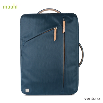 Moshi Venturo 便攜式筆電斜肩背包 ( 2017 春夏限定色：巴哈馬藍）