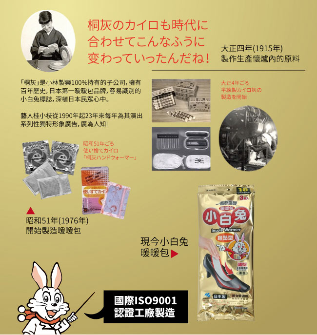 日本小林製藥小白兔鞋墊型暖暖包-9雙入(快速到貨)