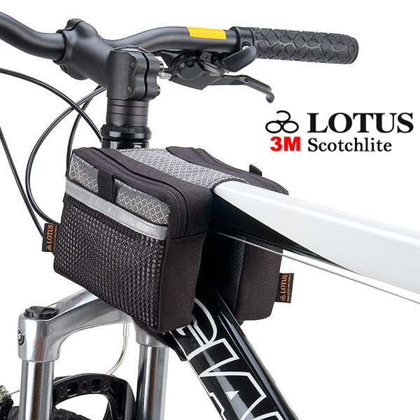 LOTUS 自行車專用拉鍊式上管馬鞍袋 (折疊車、公路車、登山車通用)