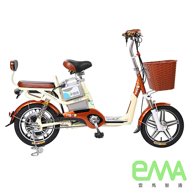 【EMA雲馬】電動 48鉛酸 LED 後雙避震 電動輔助自行車