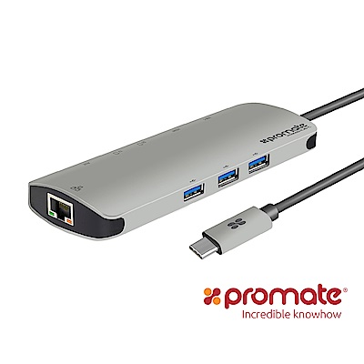Promate PrimeHUB-C 多合1 USB Type C 充電傳輸集線器