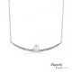 大東山珠寶 淡水珍珠純銀晶鑽墬飾 屬於妳的溫柔時光 product thumbnail 1