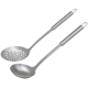 霧砂食品級430不鏽鋼湯勺大漏勺鍋勺超值組(M4302) product thumbnail 1