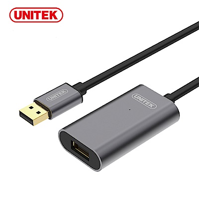 UNITEK 優越者鋁合金USB3.0信號放大延長線(10M)