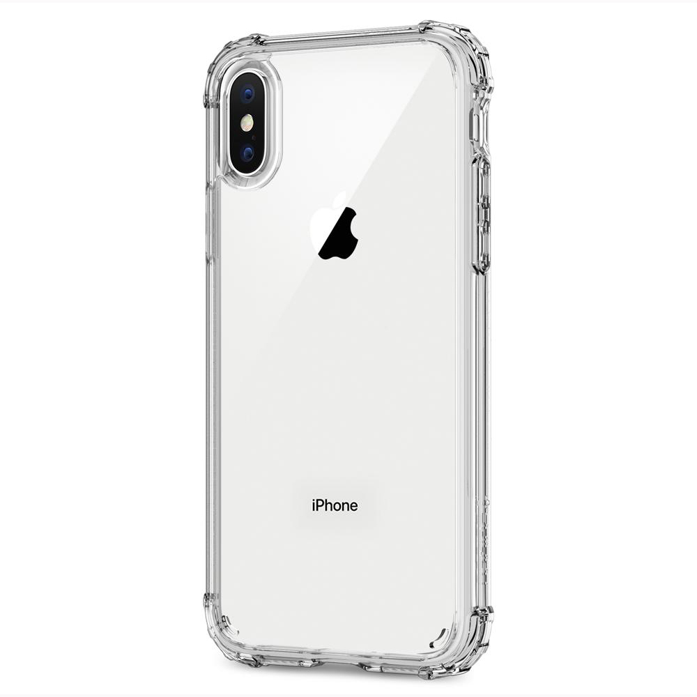 Spigen iPhone X Crystal Shell美國軍規認證雙料防震殼