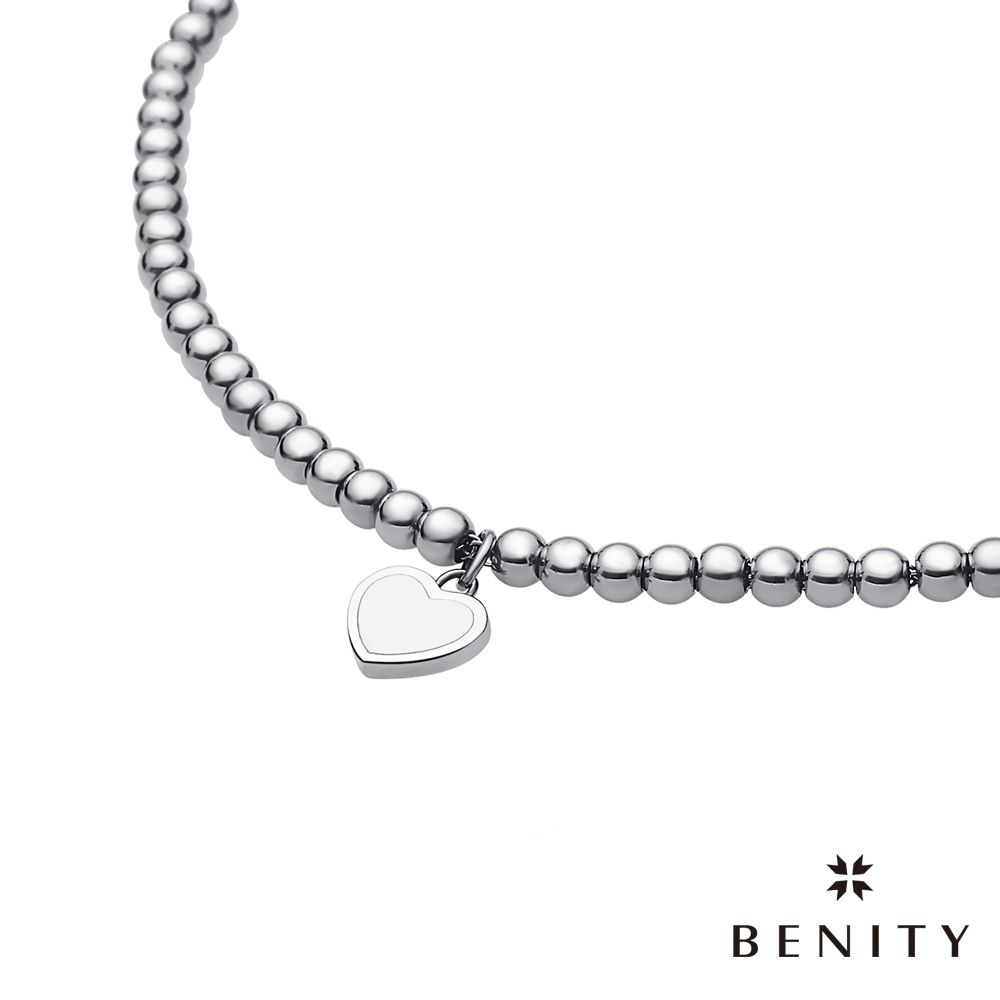 BENITY 愛情泡泡 316白鋼/西德鋼 串鋼珠鍊 白鋼色 無彈性 女手鍊